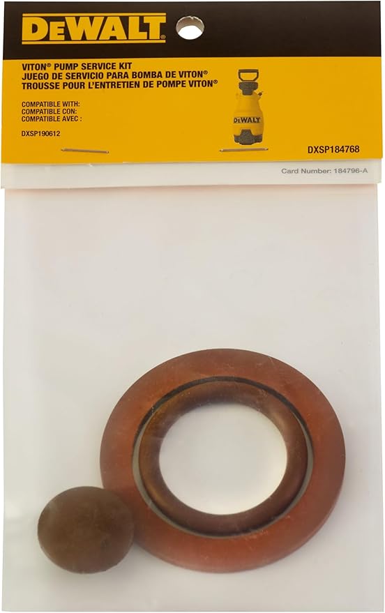DeWALT Viton Pump Service Kit for use with DeWALT 2 Gal Pump Sprayer, Model DXSP190612