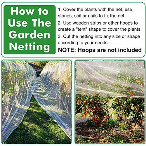 2 Pcs Mosquito Netting (6.5 x 10 Ft x 2 pcs)