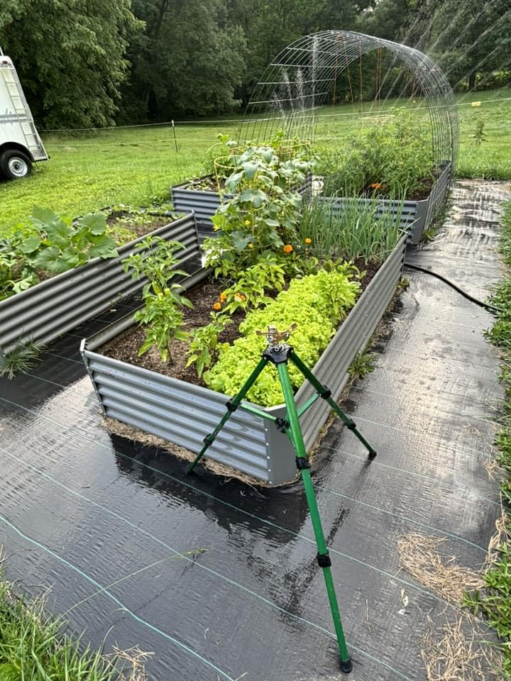 Anleolife 8x4x1.5ft Rectangular Raised Garden Bed Kit (Quartz Grey-rectangle / 96x48x18'' Tall)