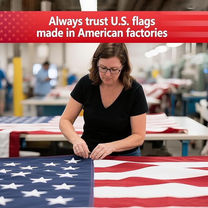 American Flag 2x3 American Flag Long Lasting,Tear Proof Series American Flags for Outside,Durable 2x3Ft USFlag Made in USA,Nylon USA Flag Best AmericaFlags,Weatherproof USFlag 2x 3 Made in USA