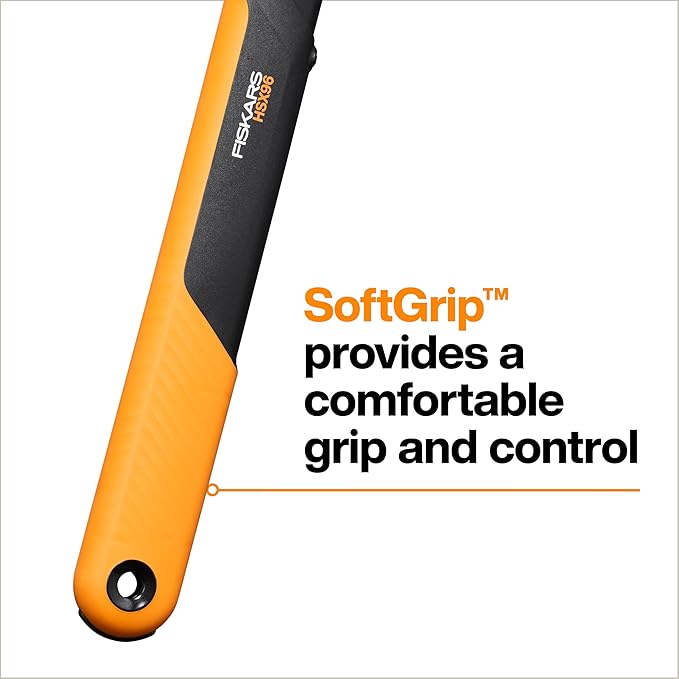 Fiskars DualAction Hedge Shears, 2-in-1 Fast Trimming & PowerCut Hedge Trimmer, Precision-Ground Steel Blades for Clean Cuts, Shock-Absorbing Bumpers & SoftGrip Handles for Comfort