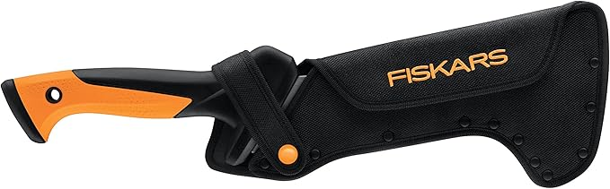 Fiskars 18" Billhook Saw - Cut Shrubs, Hedges, Small Branches, and Woody Saplings - Lawn & Garden Tool