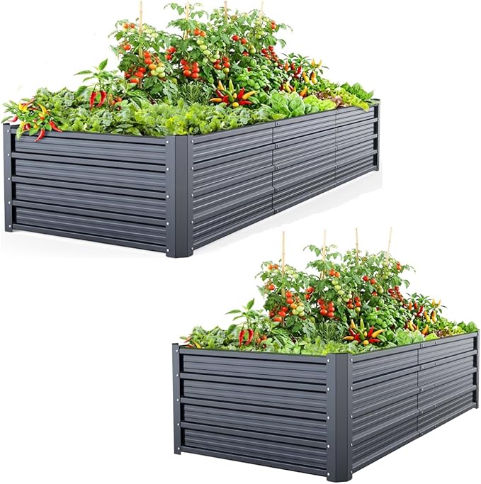 Ohuhu Raised Garden Bed 2-Pack