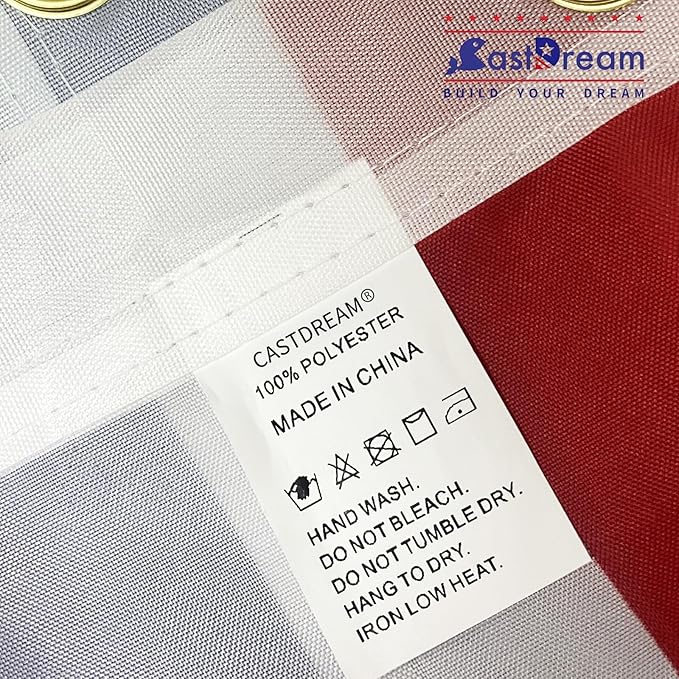 American US Flag 4x6,Vibrant Color & Fade Resistant US Flags for Outside 4x6 ft Flags Double Stitched Long Lasting Polyester with Durable Brass Grommets USA Flag(1 PACK)