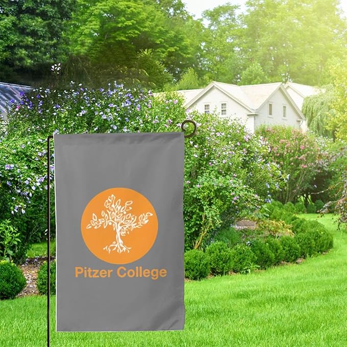 Pitzer College Garden Flag 12.5 * 18in For Outdoor Indoor Yard Decoration Banners