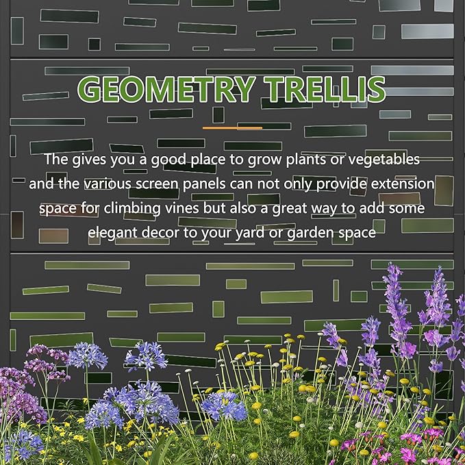 Casaphoria 72"x47" Metal Raised Garden Bed with Trellis(2 Pack), Outdoor Planter Box with Wheels & Drainage Holes for Climbing Plants, Flowers, Elevated Garden Kit, Black-Gerald-Arched