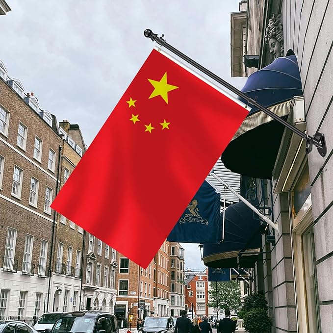 China Flag 3x5 FT Heavy Duty Chinese Flag Double Stitched Vivid Color Fade Proof Outdoor Decor With Brass Grommets(China)