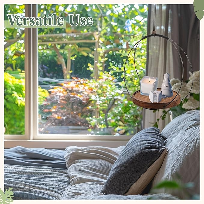1 Pack Hanging Planters for Indoor Black Plant Hanger - Image 4