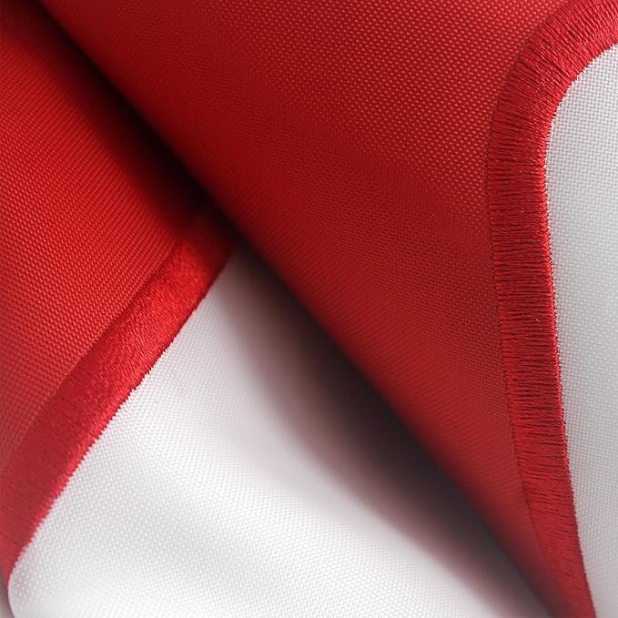 Canada Flag 3x5 Ft Tear-Shield 340D Polyester for Outdoor Double Sided Embroidered Canadian National Flag with Brass Grommets for Wall, Pole