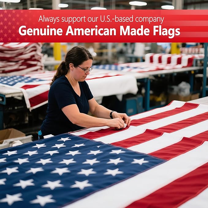 American Flag 2x3 American Flag Long Lasting,Tear Proof Series American Flags for Outside,Durable 2x3Ft USFlag Made in USA,Nylon USA Flag Best AmericaFlags,Weatherproof USFlag 2x 3 Made in USA