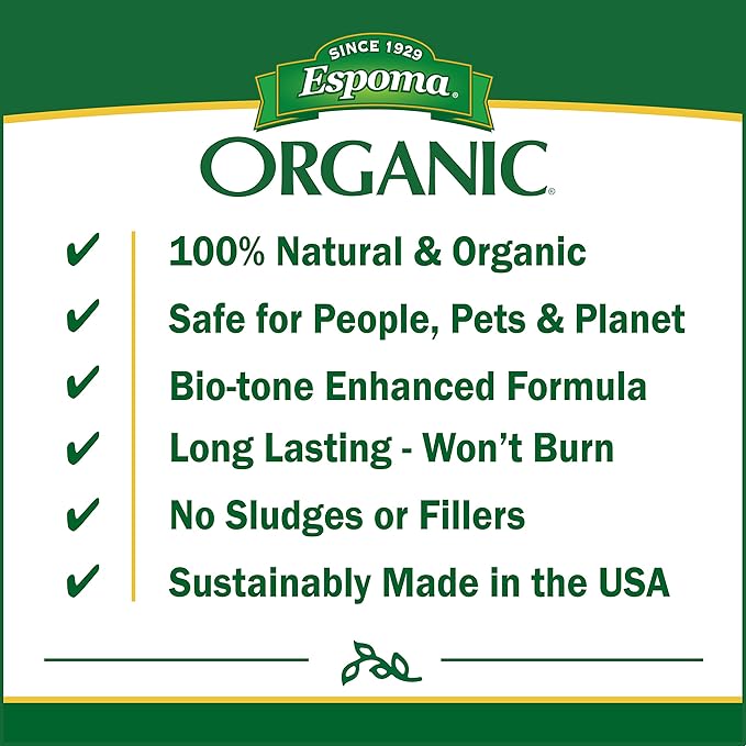 Espoma Organic Garden-Tone 3-4-4 Organic Fertilizer for Cool & Warm Season Vegetables and Herbs. Grow an Abundant Harvest of Nutritious and Flavorful Vegetables – 4 lb. Bag.