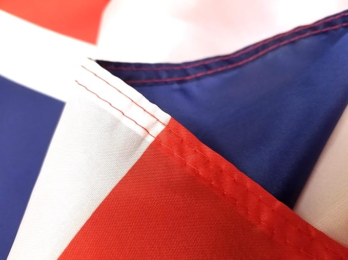 3x5 British Flag with Two Brass Grommets 100% Polyester , UK Flag , United Kingdom Flag , Union Jack Flags , English Flag England Flag Union Flag 3x5 English Flag United Kingdom Flag Britain Flag 3x5