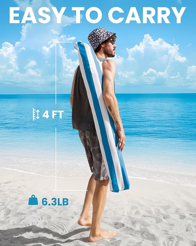 OutdoorMaster Beach Umbrellas for Sand with Sandbag & Anchor, 7.2ft Adjustable Umbrella for Beach Heavy Duty Wind, Portable UPF50+ Sunshade with Carry Bag for Patio