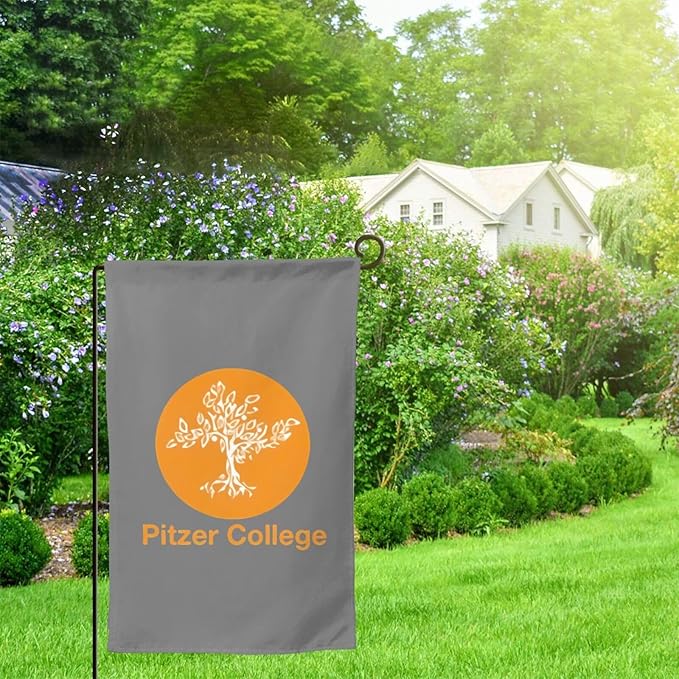 Pitzer College Garden Flag 12.5 * 18in For Outdoor Indoor Yard Decoration Banners