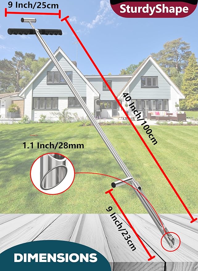 SturdyShape Soil Probe Sampler Kit (40 Inch)